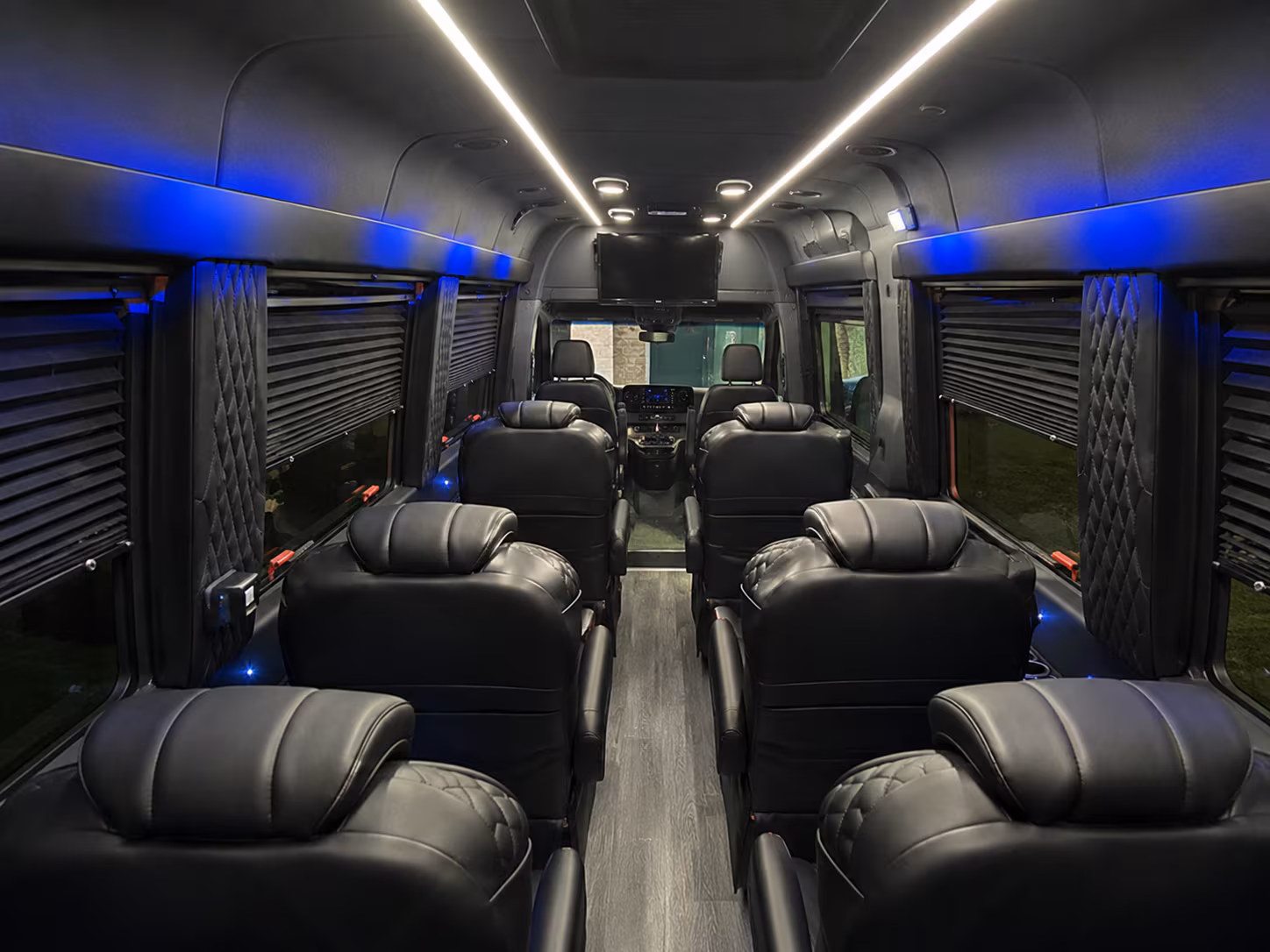 wayne sporting event transportation onboard seating